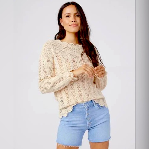 PAIGE Kuzuyu Cotton Sweater - Picture 1 of 8